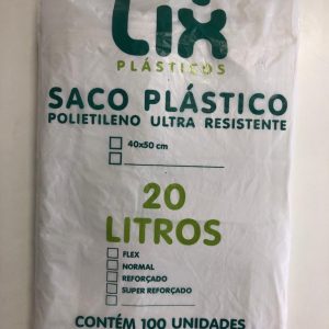 Saco 20 LT Lix Preto