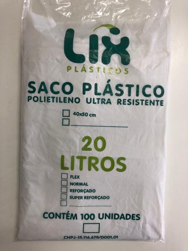 Saco 20 LT Lix Preto