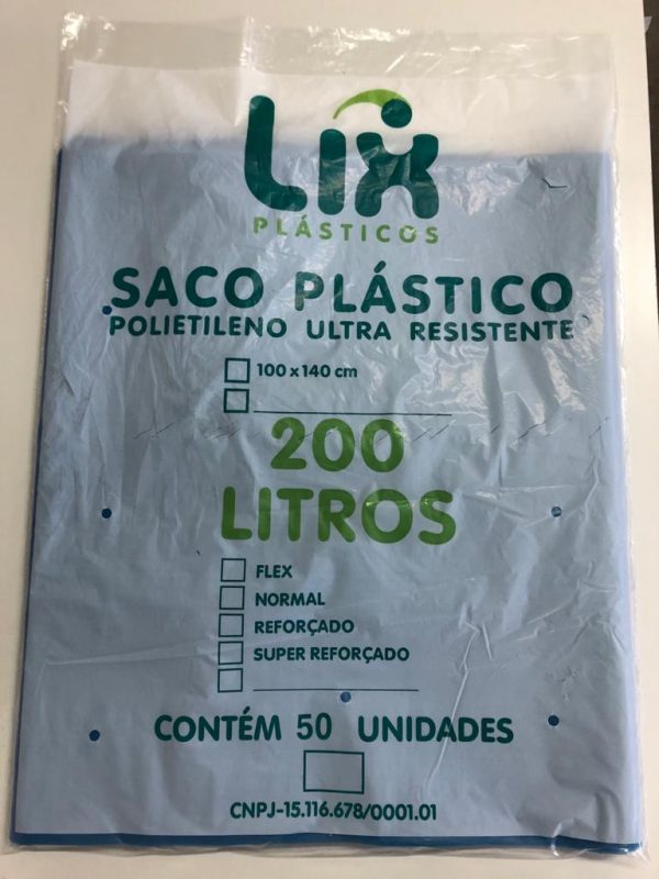 Saco 200 LT Lix Preto