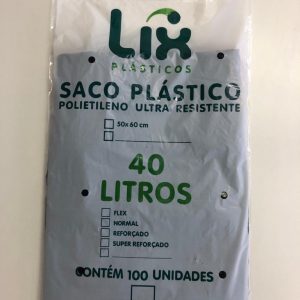 Saco 40 LT Lix Preto
